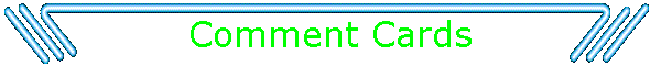 Comment Cards