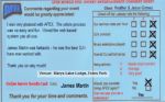 Comment Card