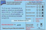 Comment Card