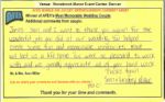 Comment Card